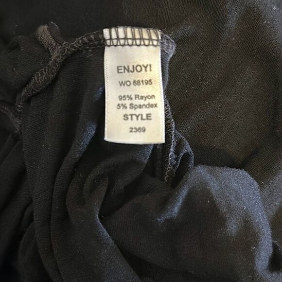 Michael Stars Open Back Tank Top Black One Size Fits All - Picture 6 of 6